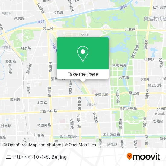 二里庄小区-10号楼 map