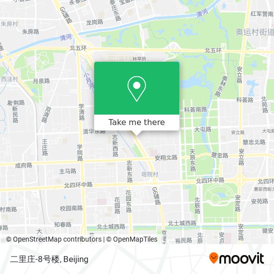 二里庄-8号楼 map