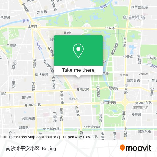 南沙滩平安小区 map