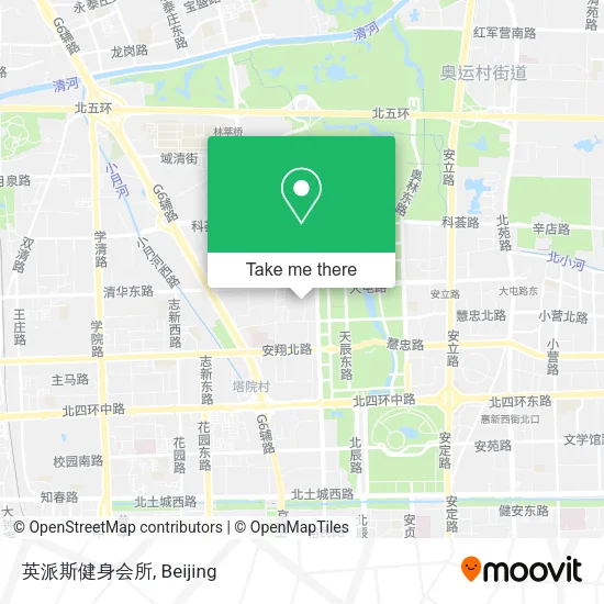 英派斯健身会所 map