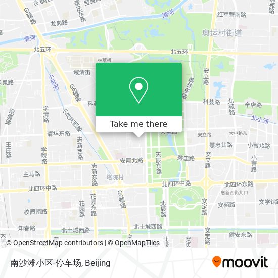 南沙滩小区-停车场 map
