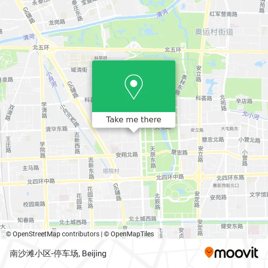 南沙滩小区-停车场 map