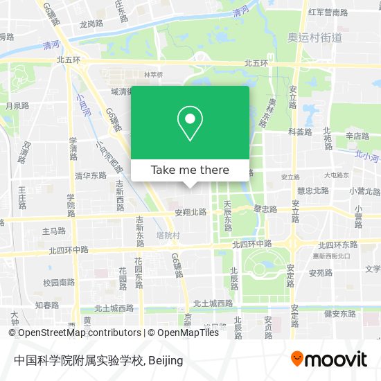中国科学院附属实验学校 map