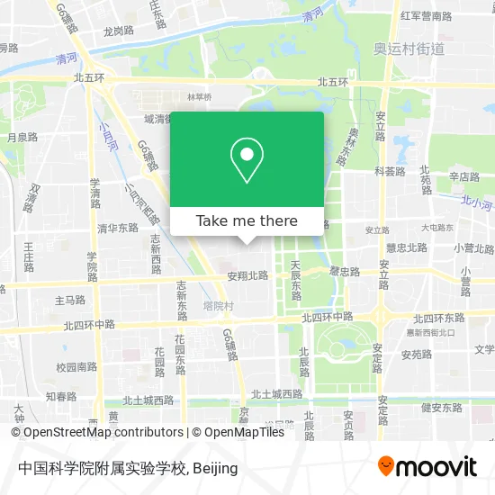 中国科学院附属实验学校 map