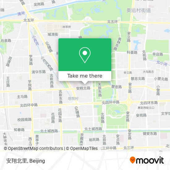 安翔北里 map