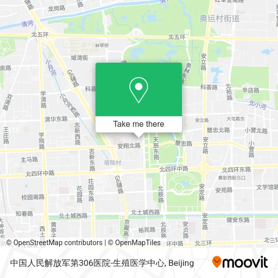 中国人民解放军第306医院-生殖医学中心 map