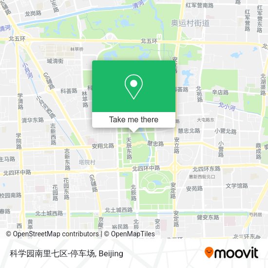 科学园南里七区-停车场 map