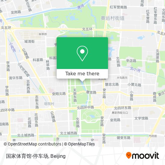 国家体育馆-停车场 map