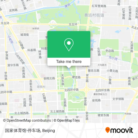 国家体育馆-停车场 map