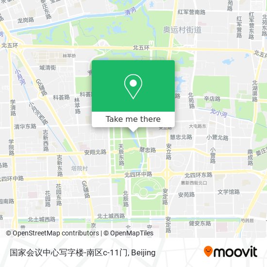 国家会议中心写字楼-南区c-11门 map