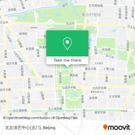 北京演艺中心(北门) map