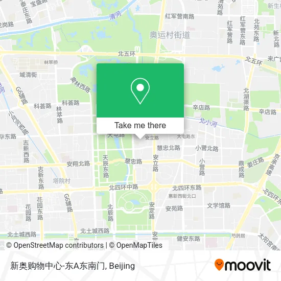 新奥购物中心-东A东南门 map