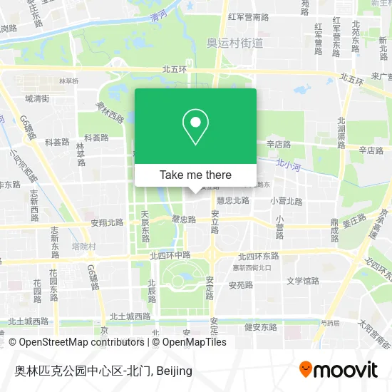 奥林匹克公园中心区-北门 map