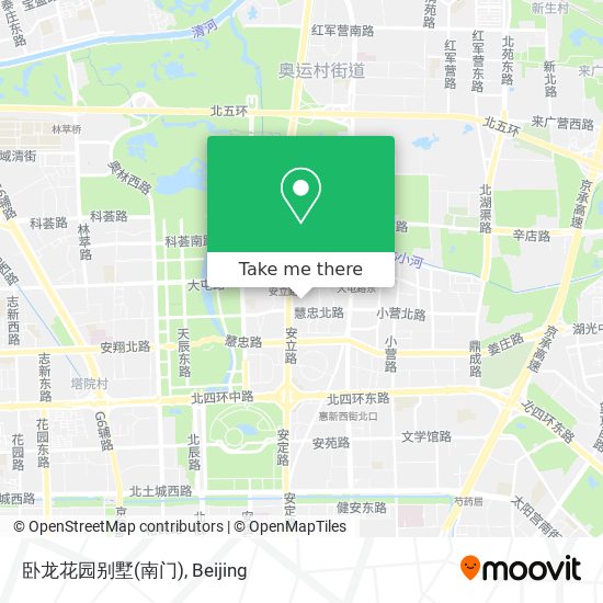 卧龙花园别墅(南门) map