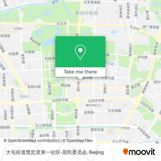 大屯街道慧忠里第一社区-居民委员会 map