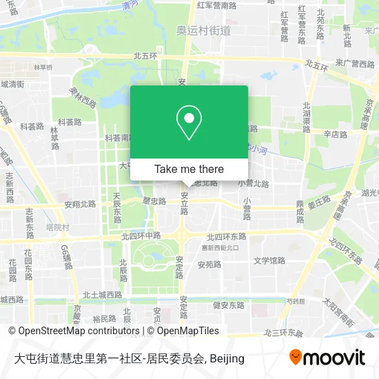 大屯街道慧忠里第一社区-居民委员会 map