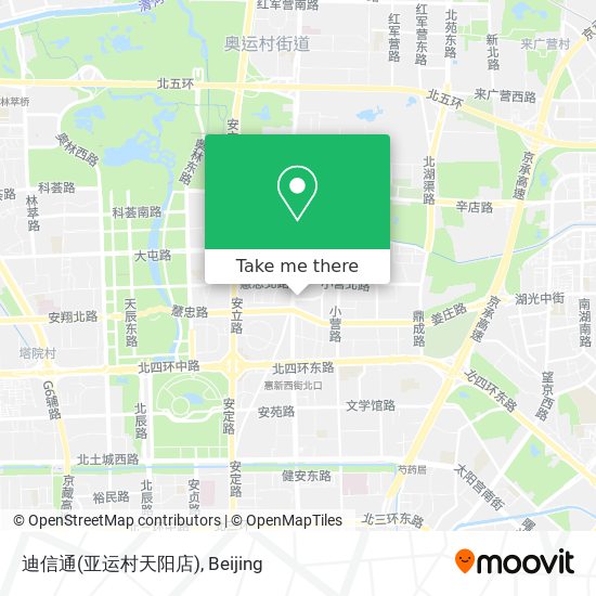 迪信通(亚运村天阳店) map