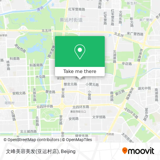 文峰美容美发(亚运村店) map