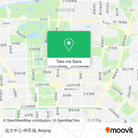 远大中心-停车场 map