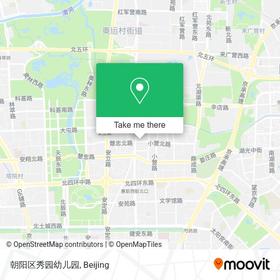 朝阳区秀园幼儿园 map
