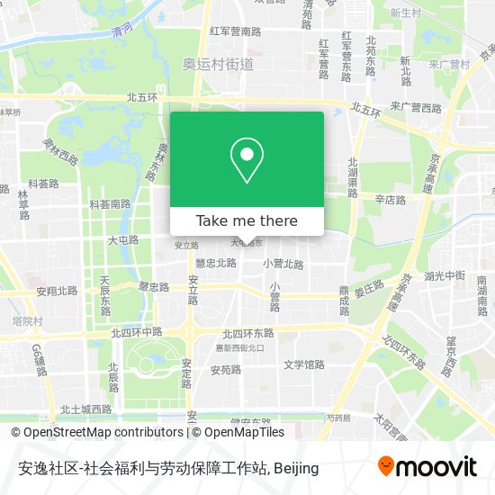 安逸社区-社会福利与劳动保障工作站 map