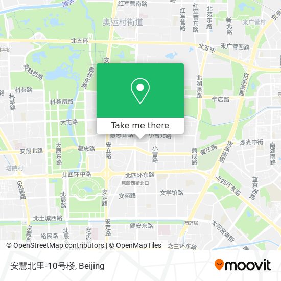 安慧北里-10号楼 map