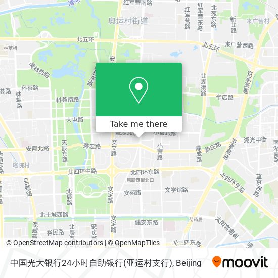 中国光大银行24小时自助银行(亚运村支行) map