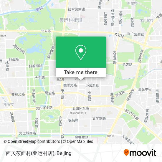 西贝莜面村(亚运村店) map