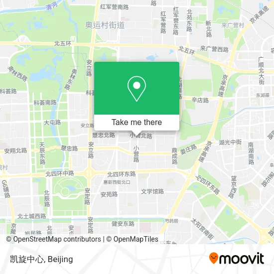 凯旋中心 map