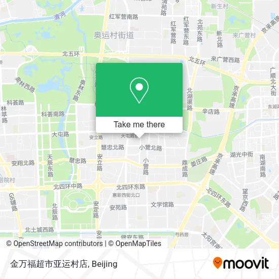 金万福超市亚运村店 map