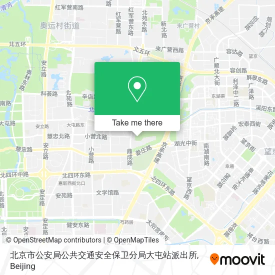 北京市公安局公共交通安全保卫分局大屯站派出所 map