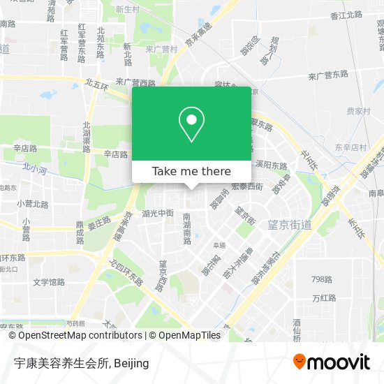 宇康美容养生会所 map