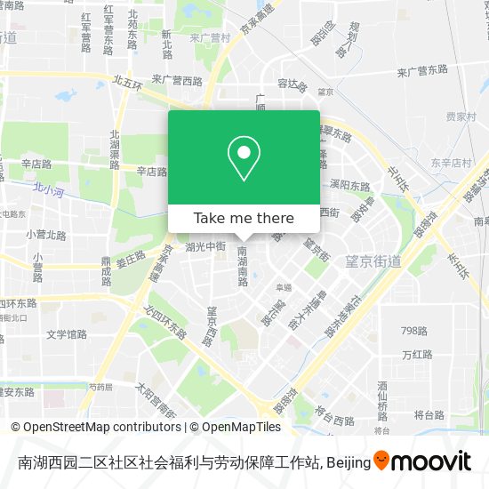 南湖西园二区社区社会福利与劳动保障工作站 map