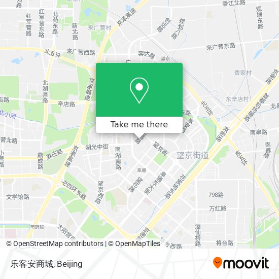乐客安商城 map