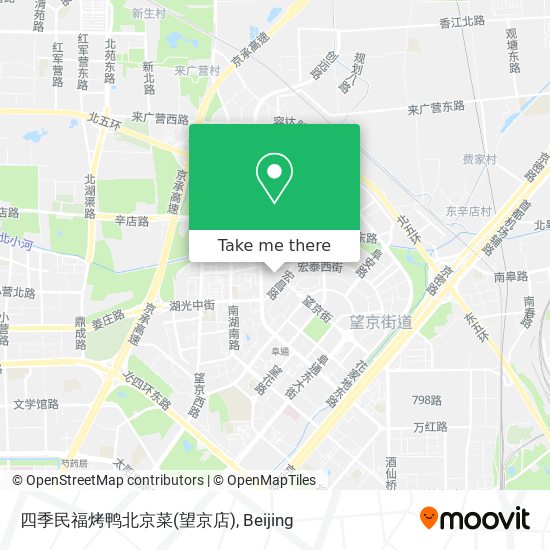 四季民福烤鸭北京菜(望京店) map