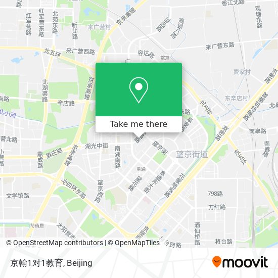 京翰1对1教育 map