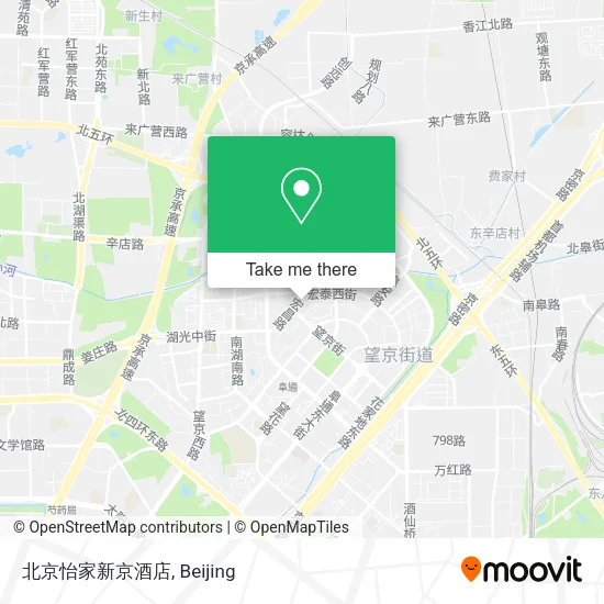 北京怡家新京酒店 map