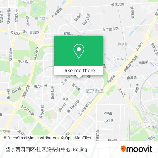 望京西园四区-社区服务分中心 map