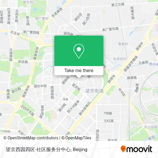 望京西园四区-社区服务分中心 map