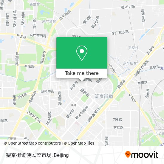 望京街道便民菜市场 map