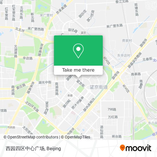 西园四区中心广场 map