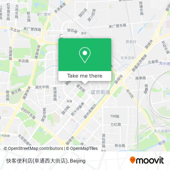 快客便利店(阜通西大街店) map