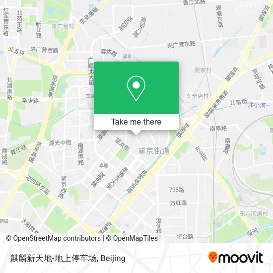 麒麟新天地-地上停车场 map