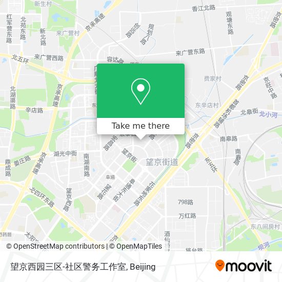 望京西园三区-社区警务工作室 map
