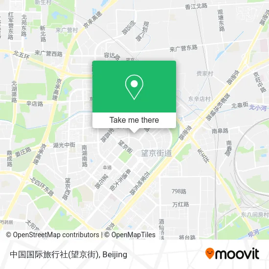 中国国际旅行社(望京街) map
