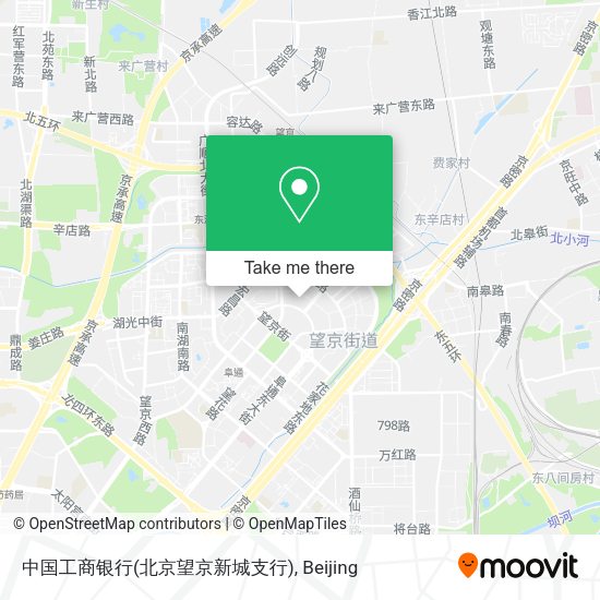 中国工商银行(北京望京新城支行) map