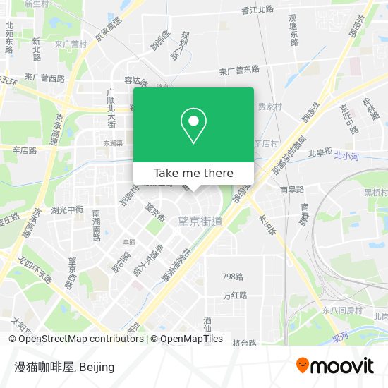 漫猫咖啡屋 map