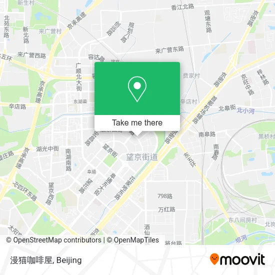 漫猫咖啡屋 map