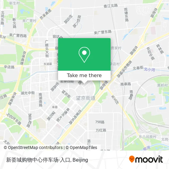 新荟城购物中心停车场-入口 map