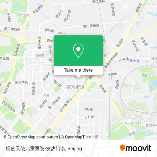 嫣然天使儿童医院-发热门诊 map